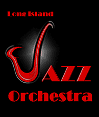 Logo for the Long Island Jazz Orchestra.